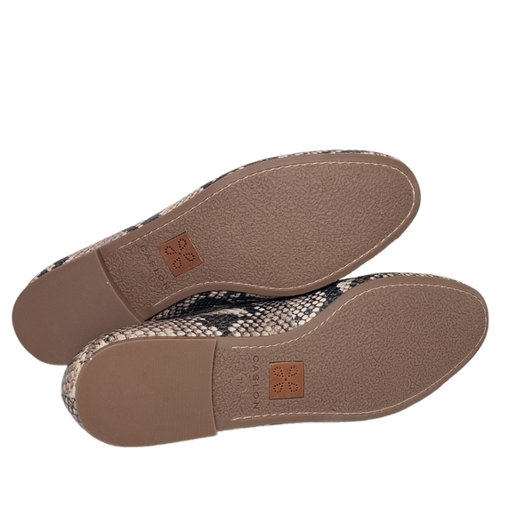 Caslon Snake Print Slip-on Closed Toe Flats Sz 7M - Picture 6 of 8